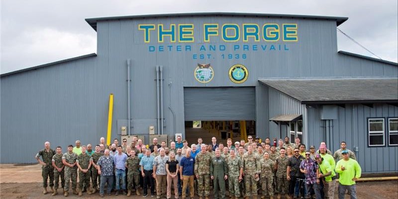 Team photo at The Forge, Schofield Barracks