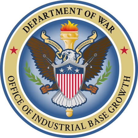 Department of War Office of Industrial Base Growth seal